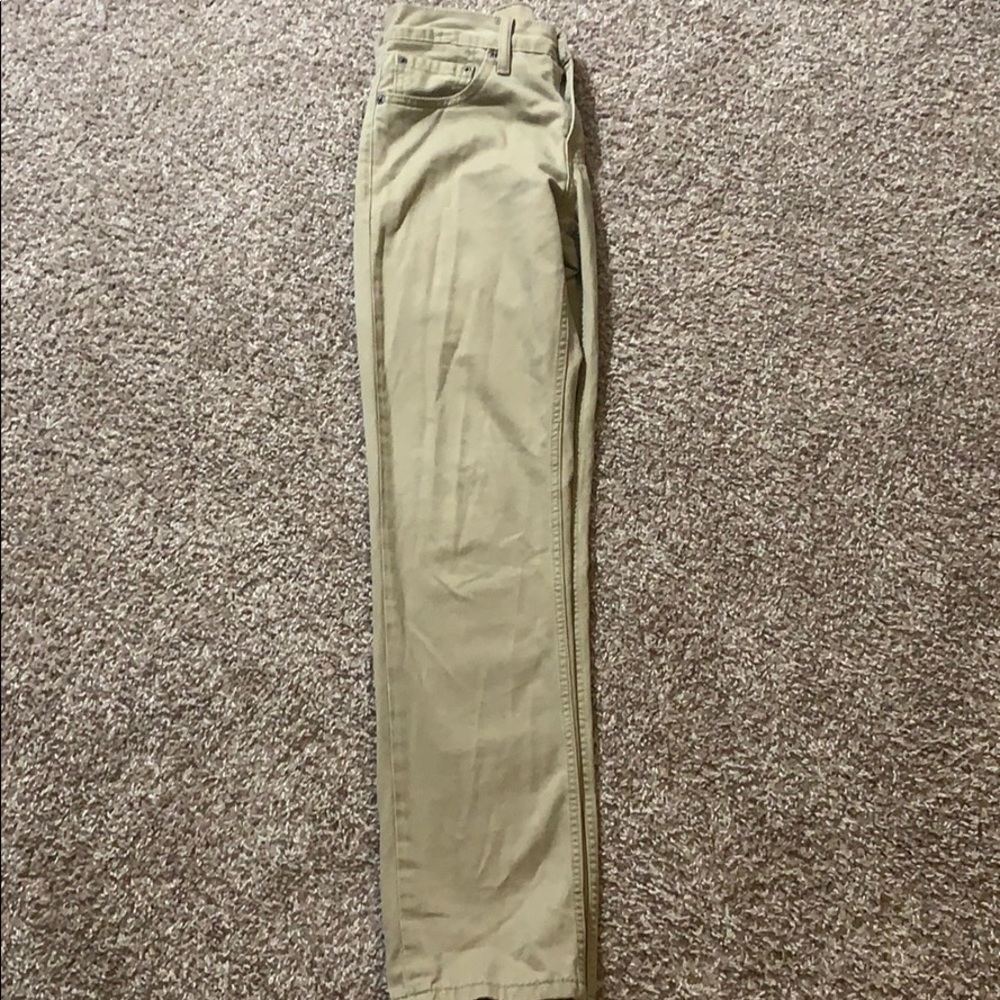 Levi 511 fit khaki jeans